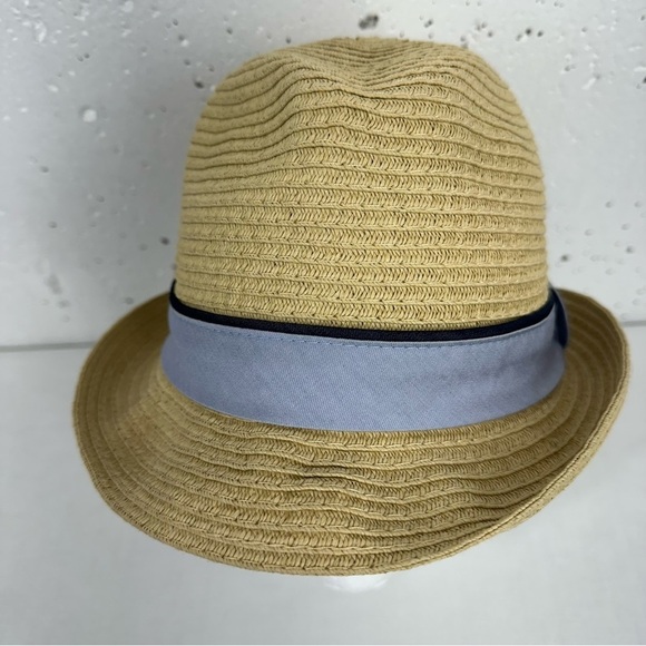 Original Penguin Size Small / Medium Straw Fedora Hat - Picture 3 of 9
